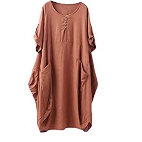 minibee Dresses & Skirts - Woman’s Oversized MIDI dress with pockets